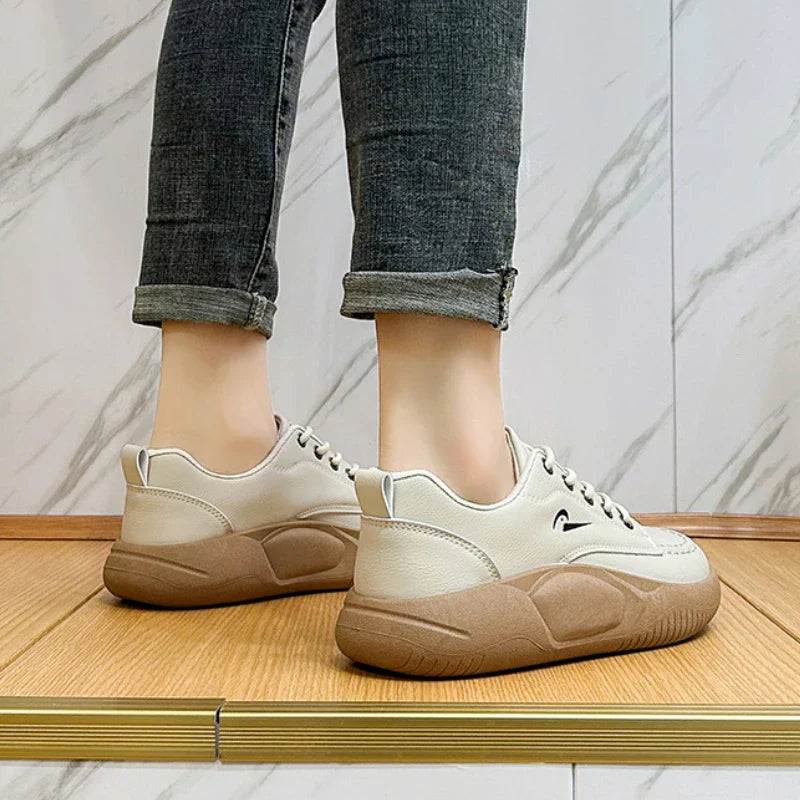 Zapatillas de vestir vulcanizadas para mujer