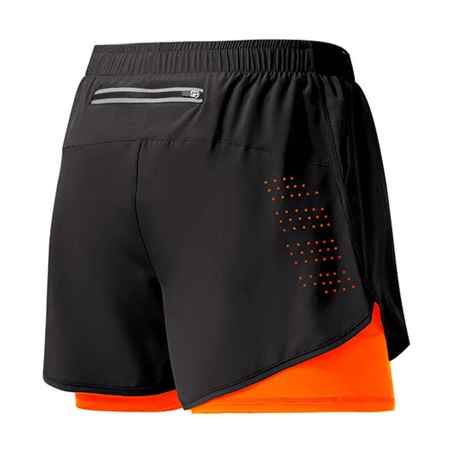 Quick Dry Double Layer Men's Shorts