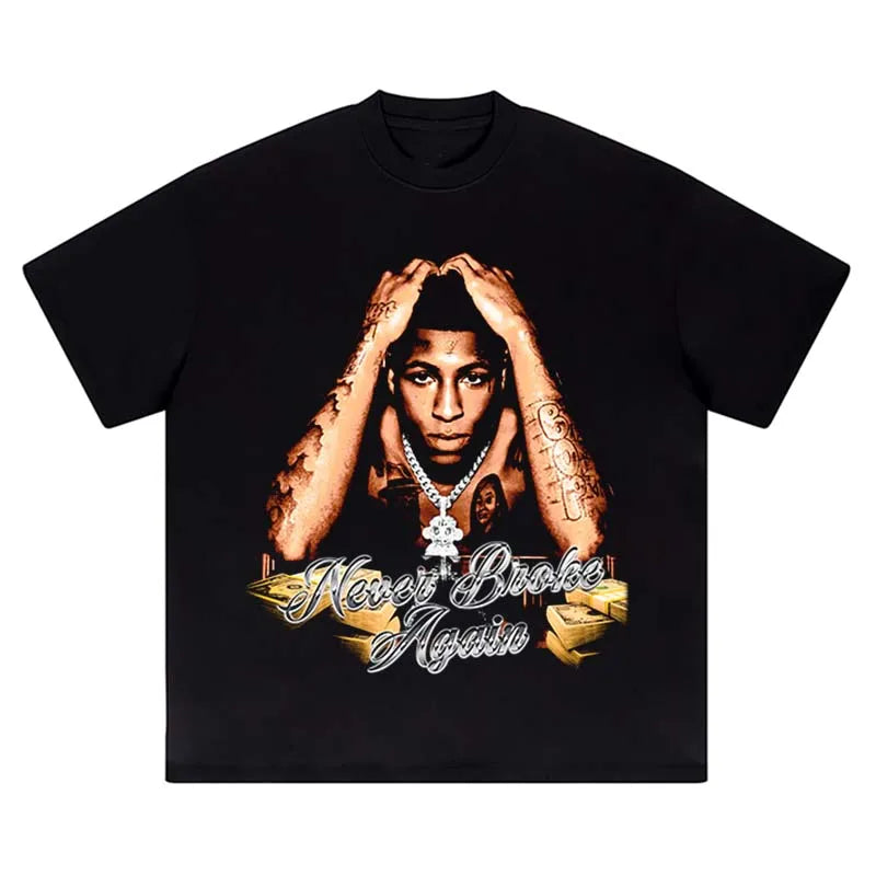 Colección de camisetas clásicas con retratos de los noventa y un aire retro
