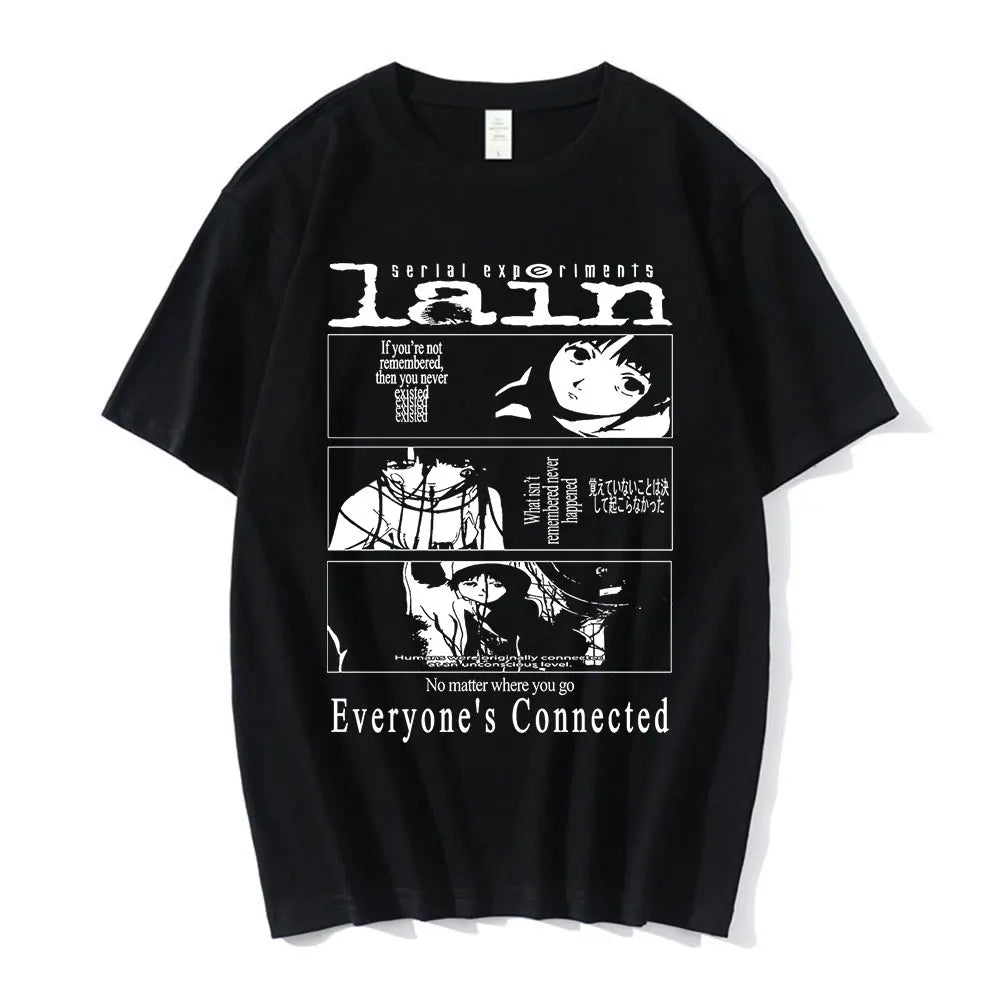 Experimentos en serie Lain Tee Unisex Ciencia ficción Manga