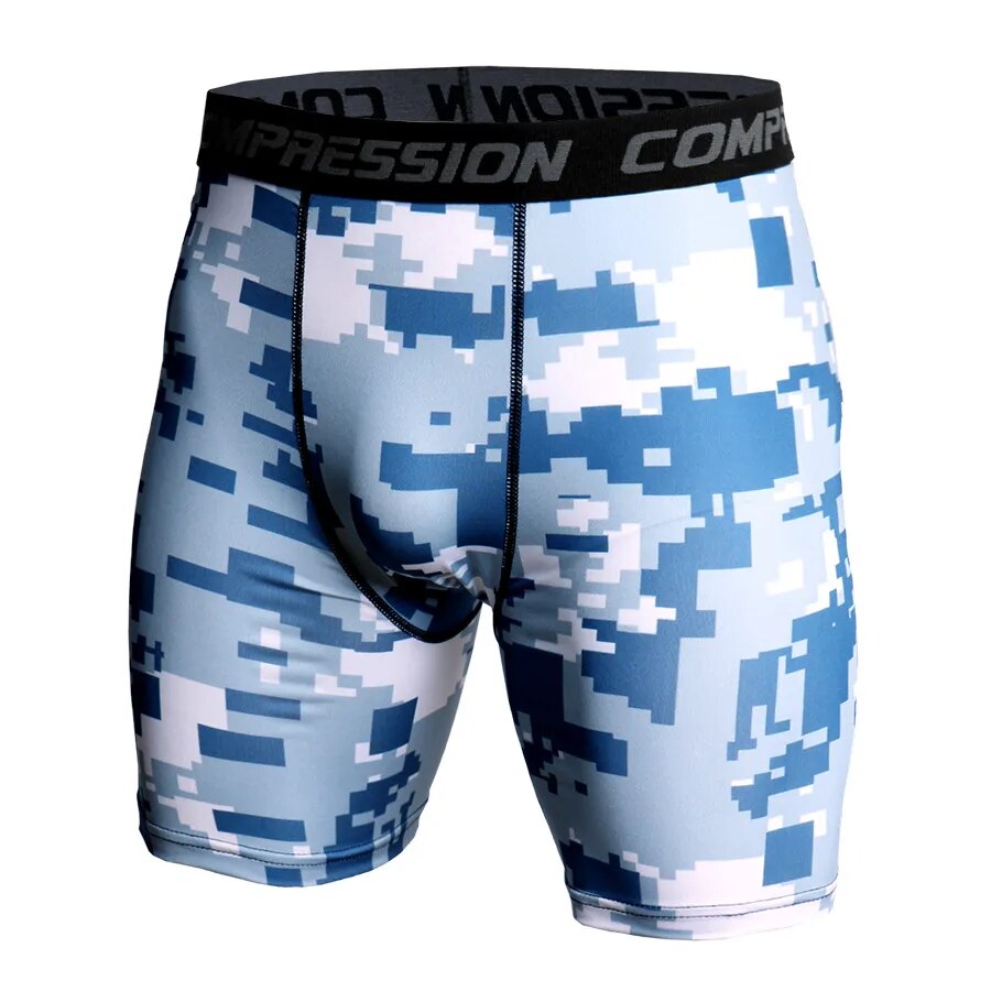 Camouflage Compression Shorts for Men