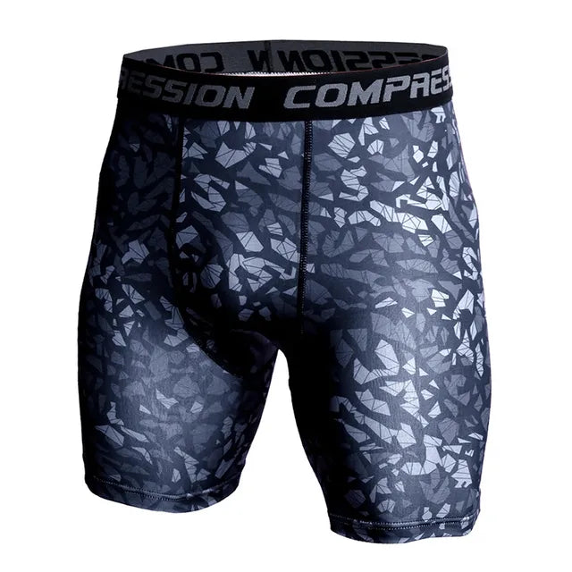 Camouflage Compression Shorts for Men