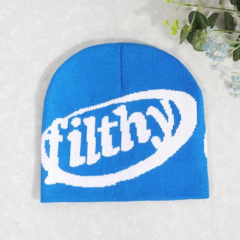 Ästhetische Wollstrick-Mütze „Filthy Beanie“