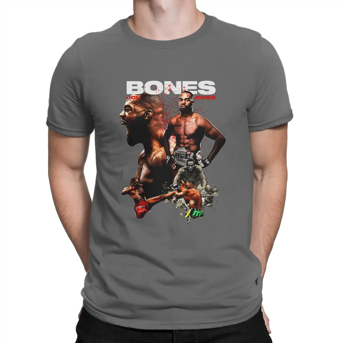 Camiseta Jon Jones de la UFC - Bones 100 % algodón