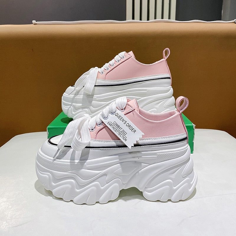 High Heel Chunky Platform Sneakers for Women