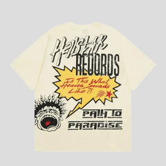 Hellstar Tshirt Duo Parent-Child Printed Oversized Hip-hop Tees