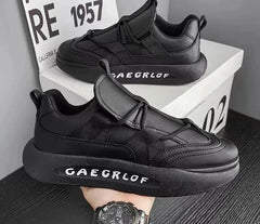 Chunky Sneakers - Leather Height Increased