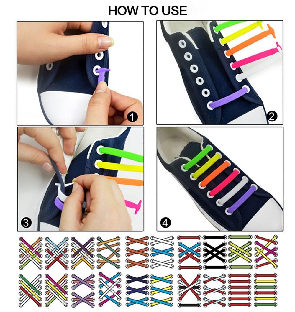 No-Tie Magic Effortless Style Silicone Shoelaces