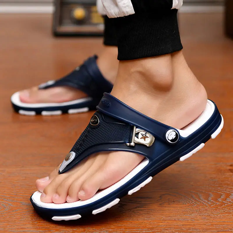 Summer Sandals Outdoor Beach Indoor Durable Anti-Slip Peep Toe Men's