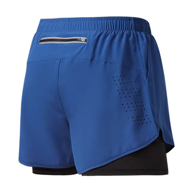 Quick Dry Double Layer Men's Shorts