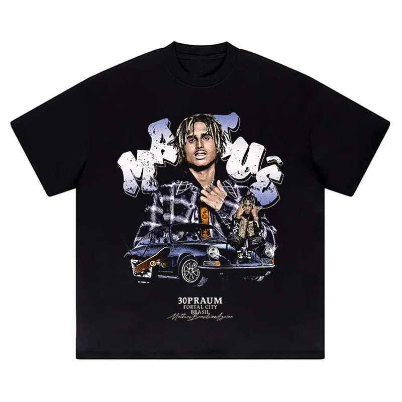 Colección de camisetas clásicas con retratos de los noventa y un aire retro