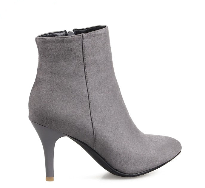 High-Heeled Ankle Boots