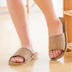 Straw Home Slippers