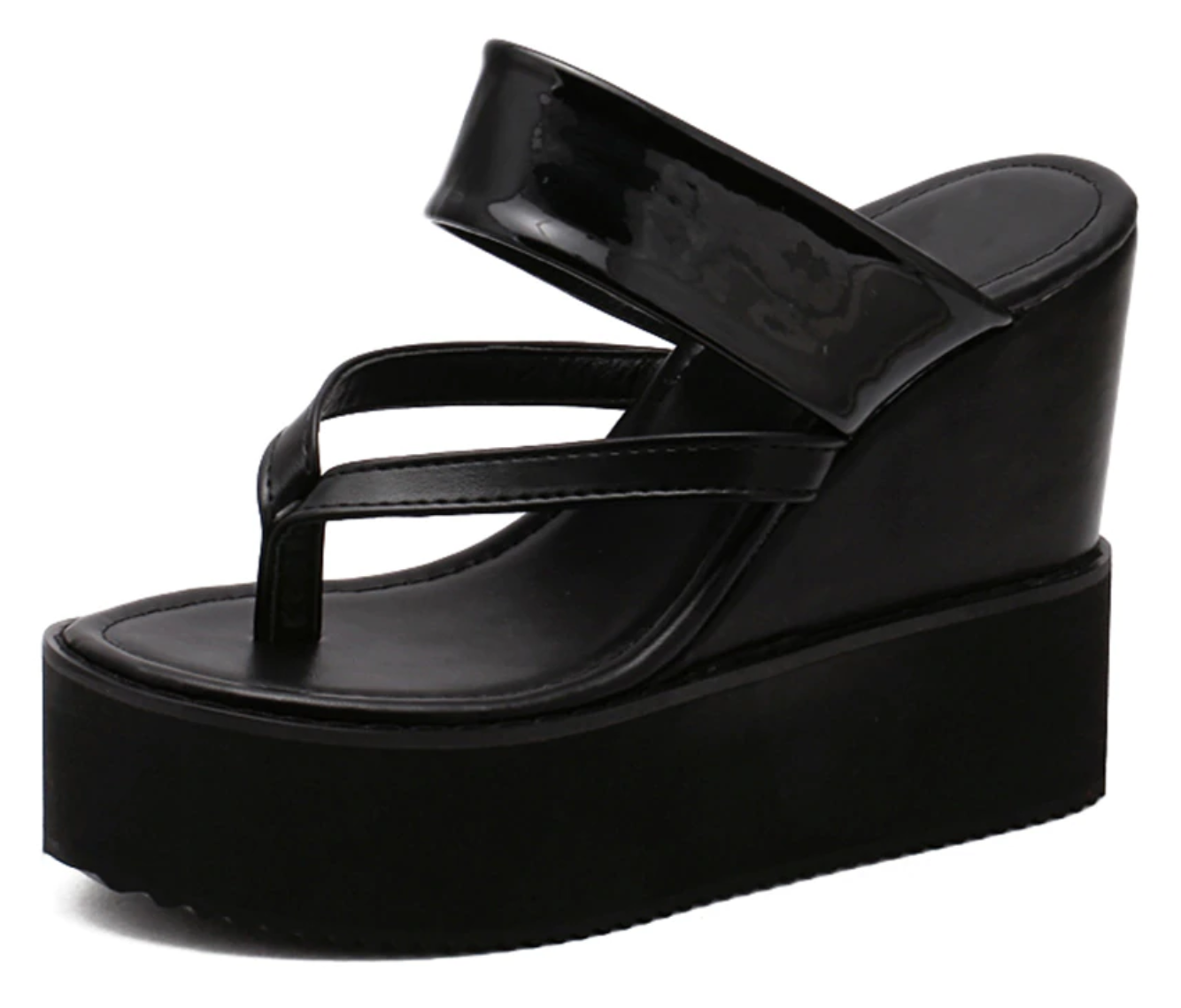 Leather Slip-On Sandals