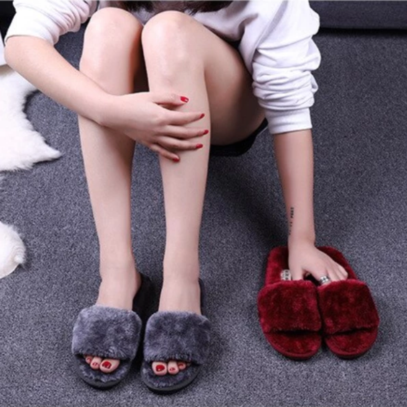 Casual Plush Home Slippers