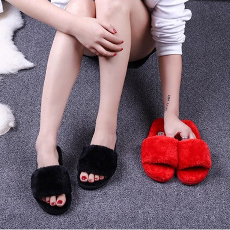 Casual Plush Home Slippers