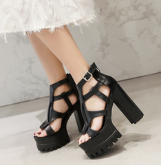 Open Toe High Heels Sandals