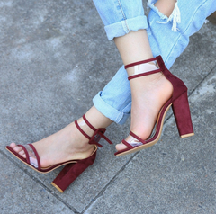 Strap High-Heeled Sandals