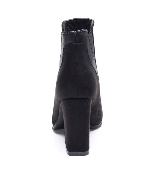 Leather Pointed Toe Ankle Boots