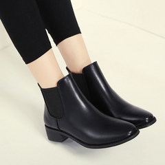 Casual Low Heels Ankle Boots