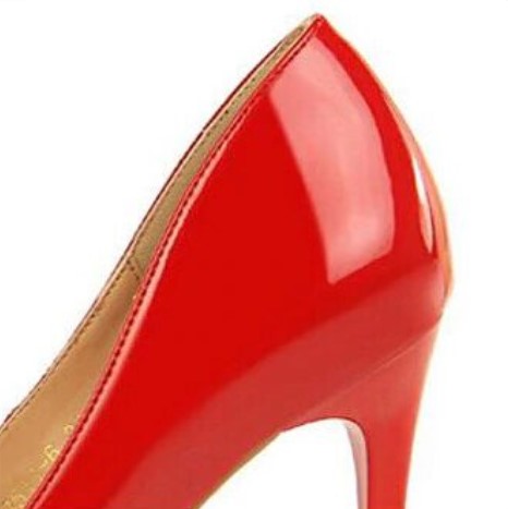 PU High Heel Basic Pumps 