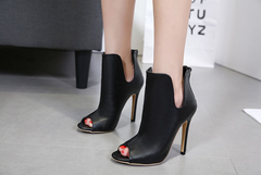 High-Heeled Chelsea Ankle Boots