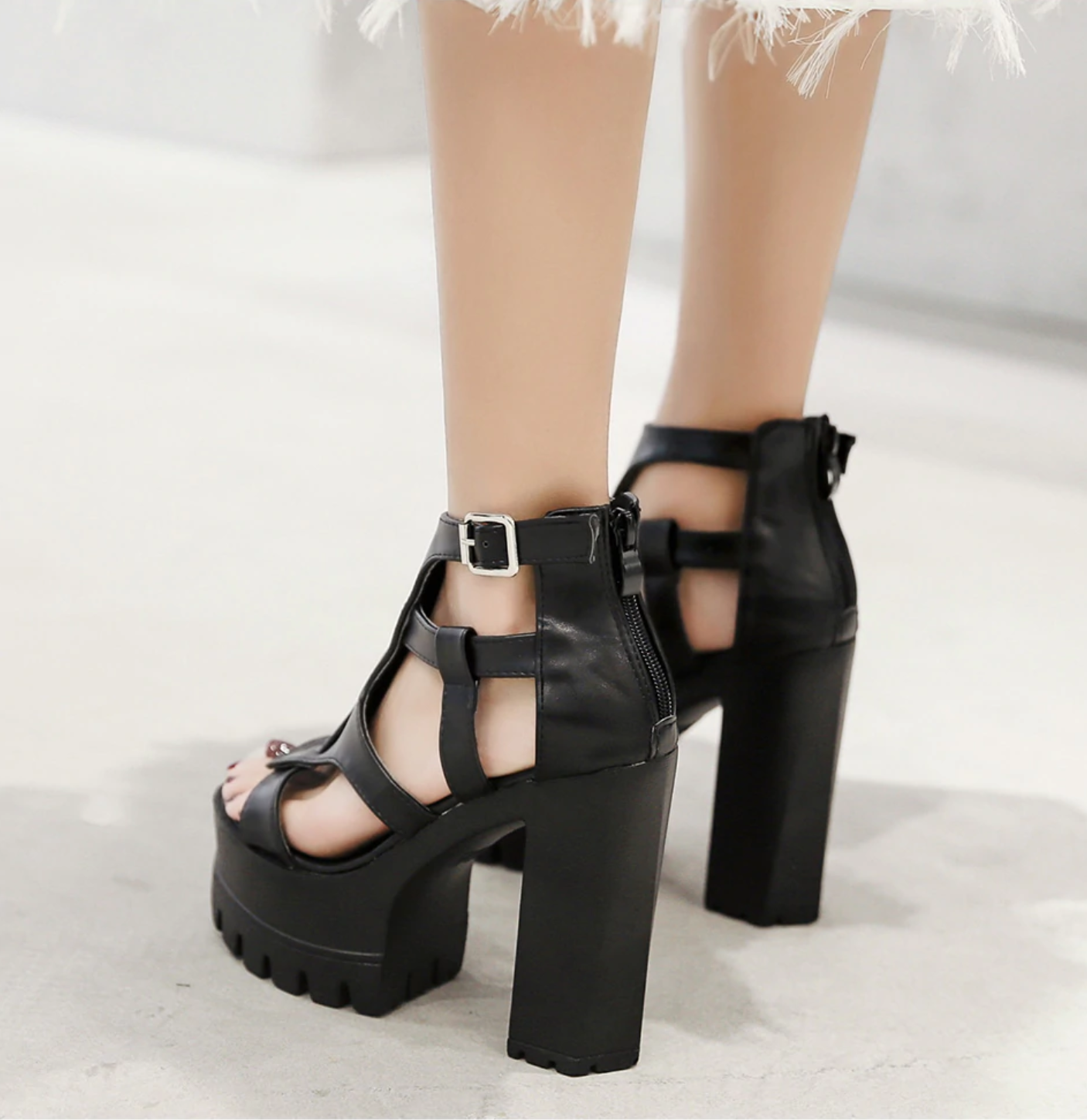 Open Toe High Heels Sandals