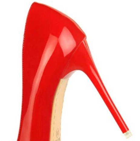 PU High-Heeled Basic Pumps