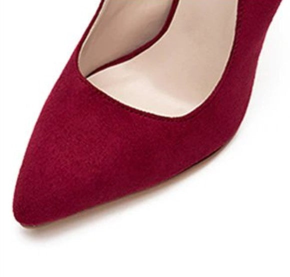 Curve High-Heel Pumps mit Schnallen 