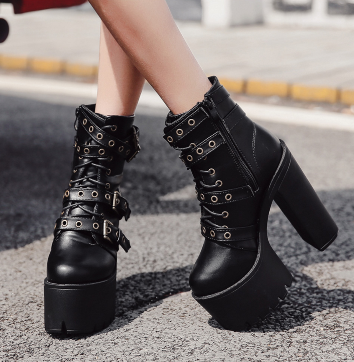 High Heels Ankle Boots