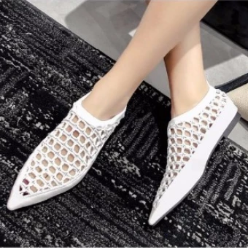 Breathable Rope Pointed Toe Loafers