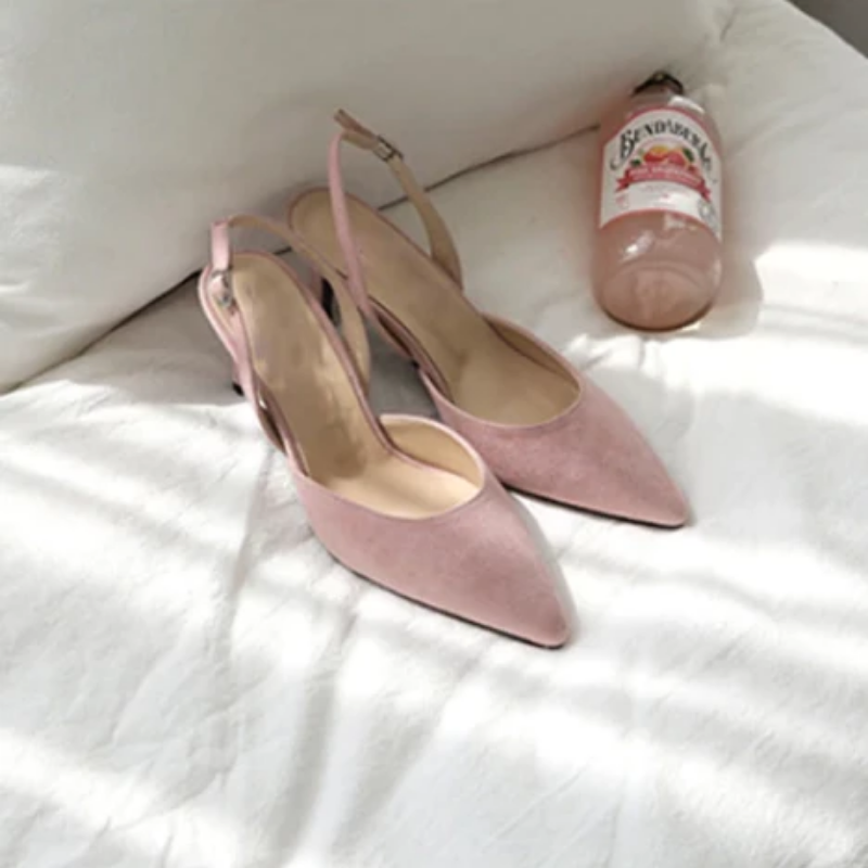 Solid Pointed Toe Pumps