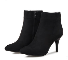 High-Heeled Ankle Boots