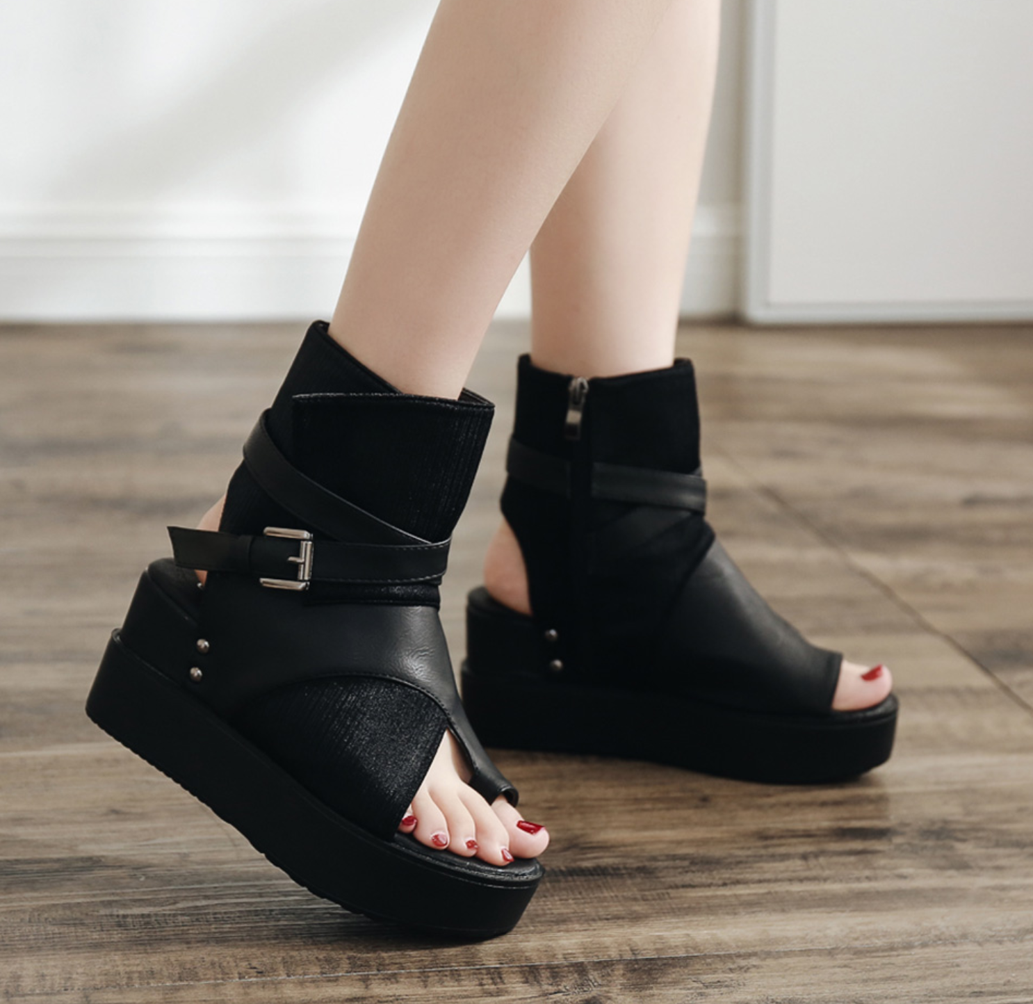 Flat Heels Ankle Boots