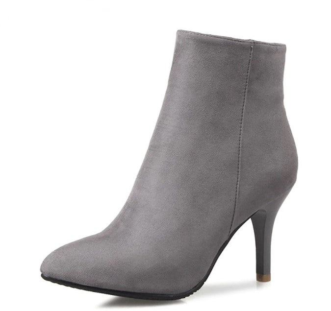 High-Heeled Ankle Boots