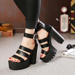 Square Heels Sandals