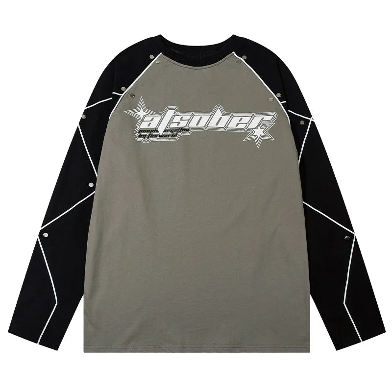 Camiseta de manga larga raglán con diseño de Speed ​​Racer Block