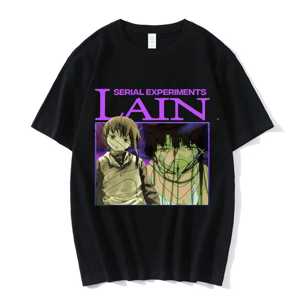 Experimentos en serie Lain Tee Unisex Ciencia ficción Manga