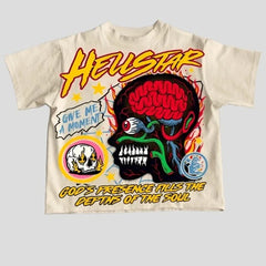 Hellstar T Shirts - Retro High Street for Women