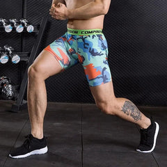 Camouflage Compression Shorts for Men