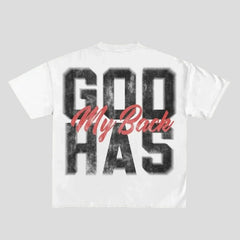 Graphic Tee | God Has My Back Print