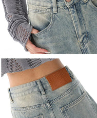 High Waist Baggy Jeans Bliss für Damen