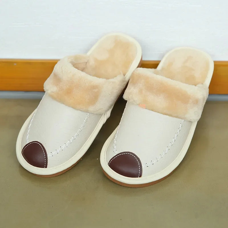 Pantuflas unisex cálidas de invierno para interiores