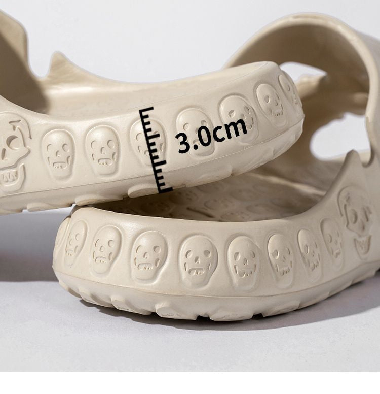 Skull Slide Sandals Unisex