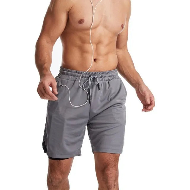 2-in-1-Laufshorts für Herren