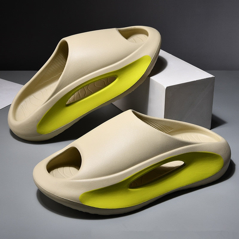 Minimalist Hollow Beach Slide Shoes for Men