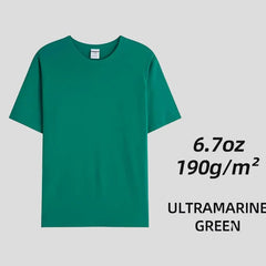 Camisetas unisex de algodón peinado - Tops lisos
