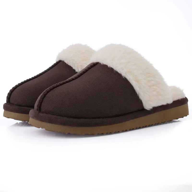 Memory Foam Fuzzy Slippers for Women