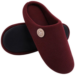 Pantuflas de algodón suave para hombre 