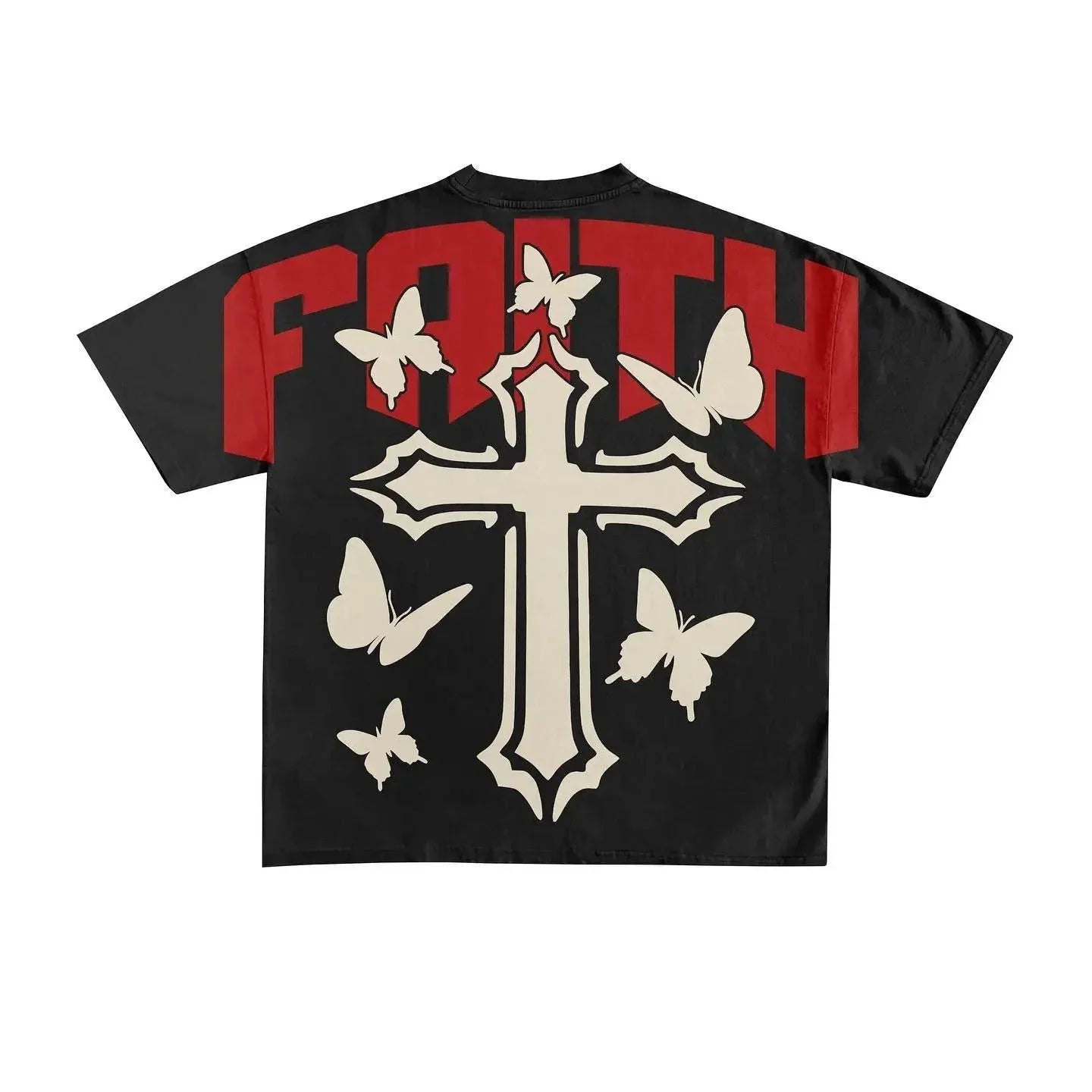 Faith Cotton Oversized Graphic Tee